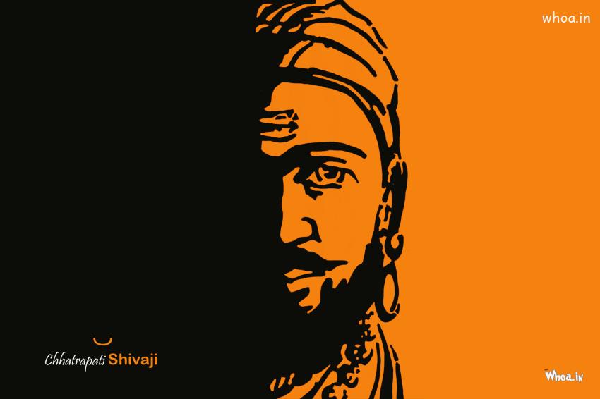 Chatrapati Shivaji Maharaj Face Closeup HD Wallpaper