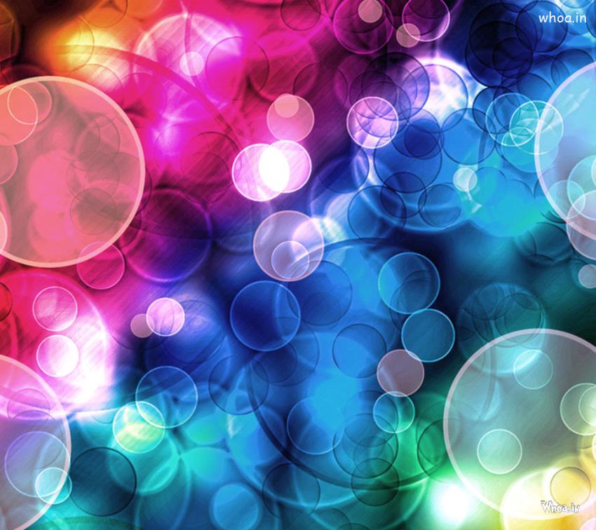 Colourful Bubble Abstract HD Wallpaper
