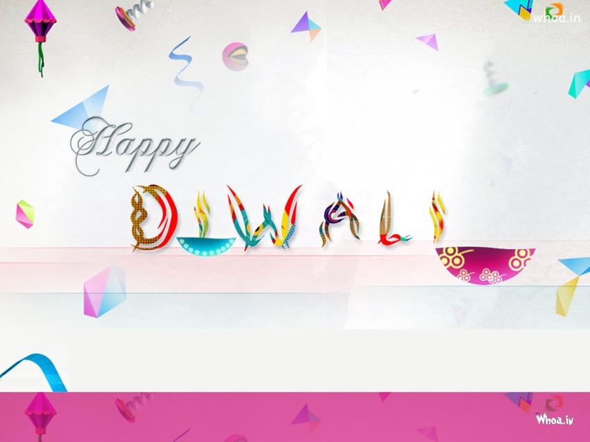 Creative Happy Diwali Greetings Card With Lighting And Joy HD Wallpape