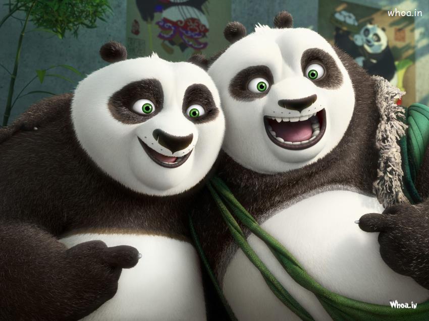 Cute Panda Smiley Face In Kung Fu Panda 3 Movies HD Wallpaper