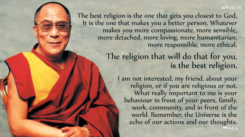 Dalai Lama Quotes On Life HD Wallpaper