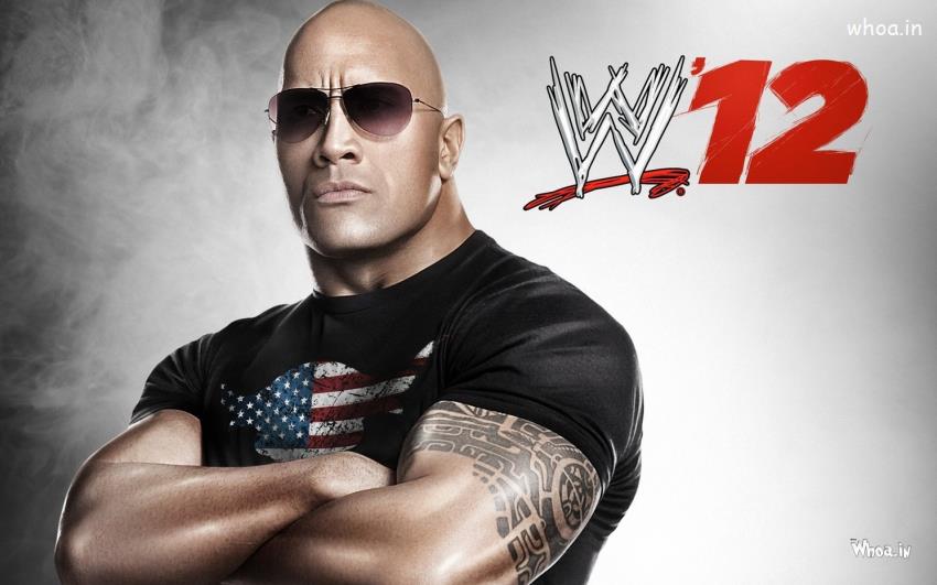 Dwayne Johnson-The Rock WWE 12 HD WWE Wallpaper