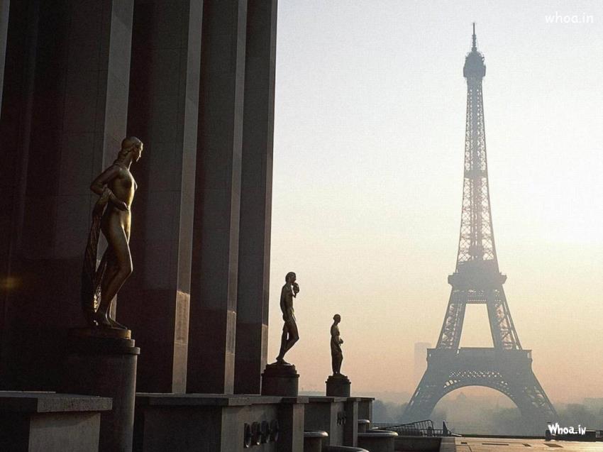 Eiffel Tower 7 Wonders Of The Wrold HD Wide Screen Wallpaper