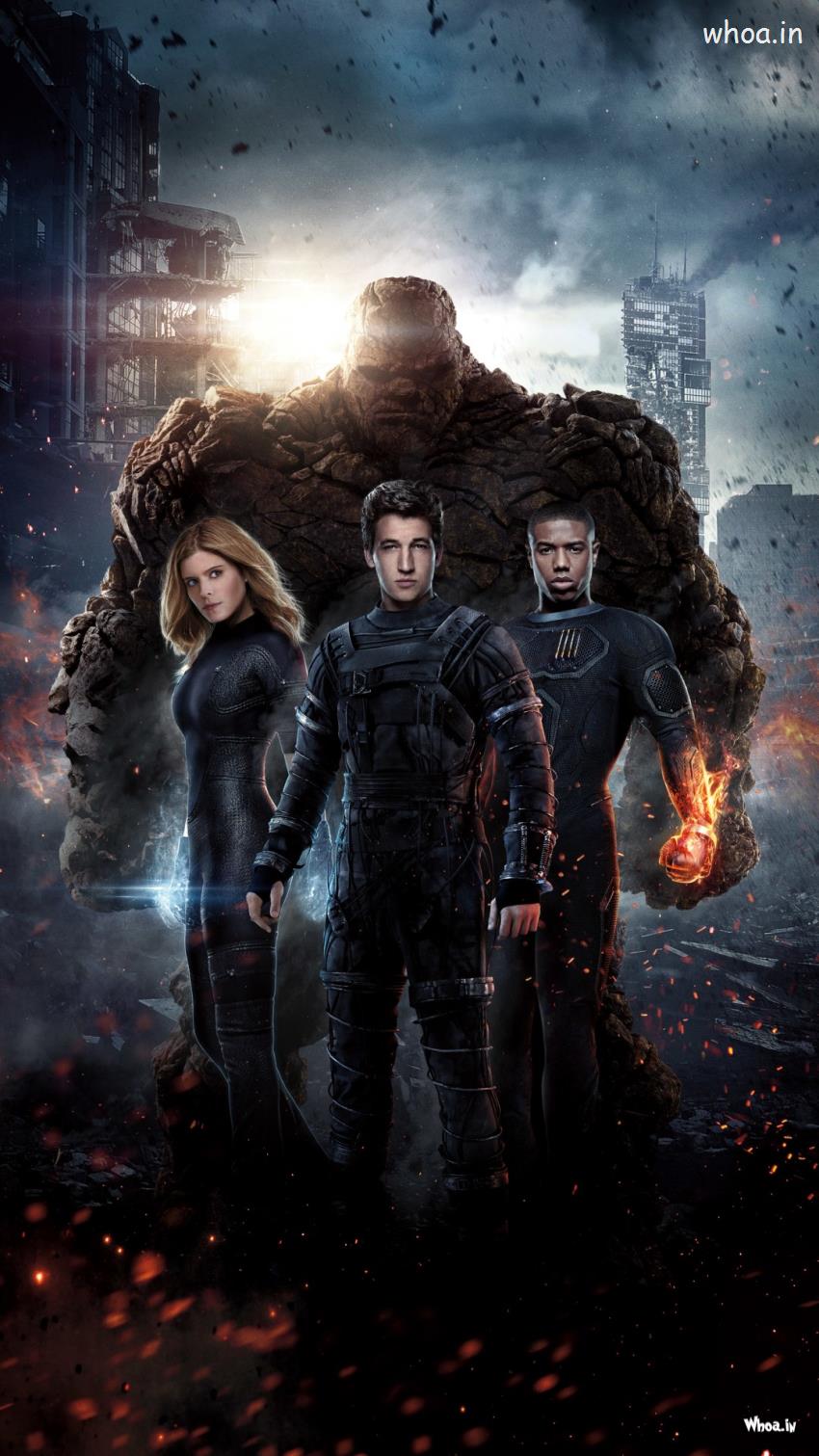 Fantastic 4 Hollywood Action Movies Poster 2015