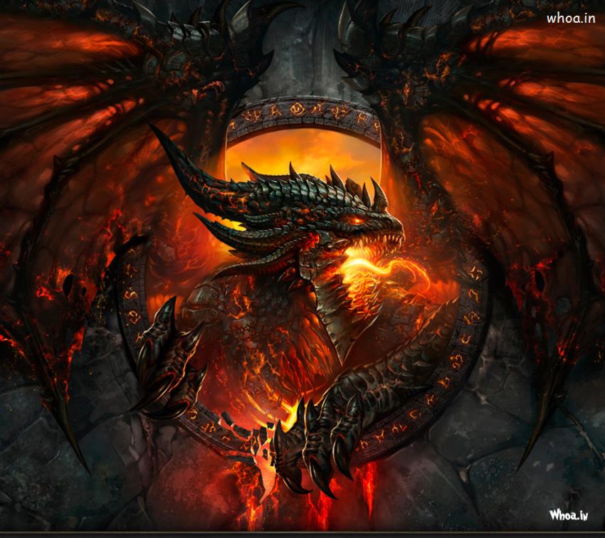 Fire Dragon HD Wallpaper