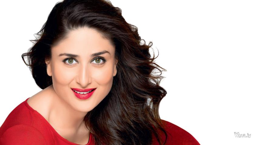 Gorgeous Kareena Kapoor Red Dress With Face Closeup HD Wallpaper