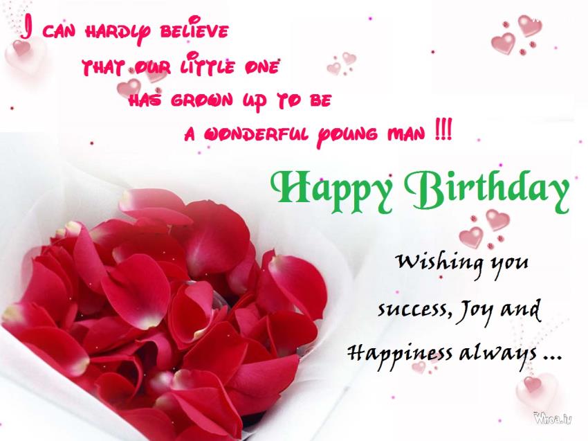 Happy Birthday Wish With Such A Wonderful Quotes HD Wallpaper