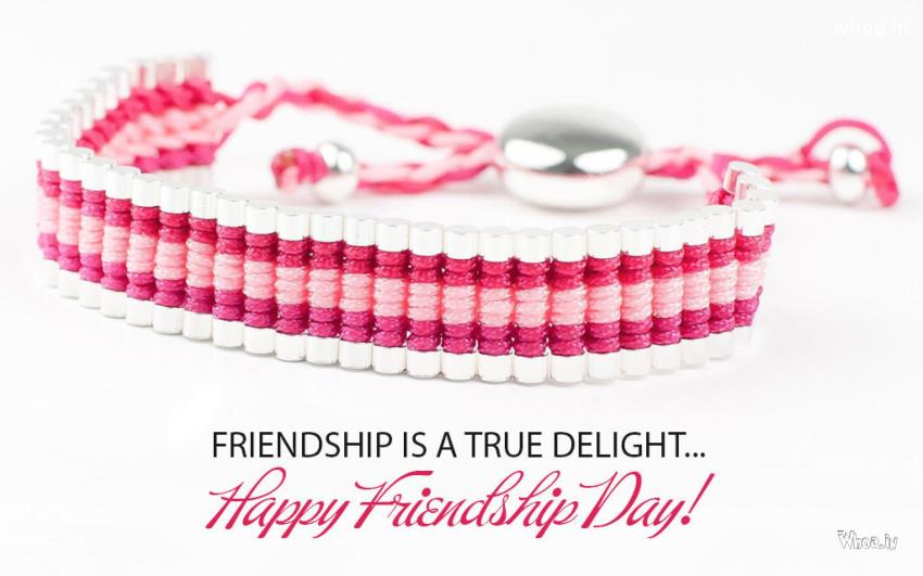 Happy Friendship Day With Belt And Quotes HD Wallpaper