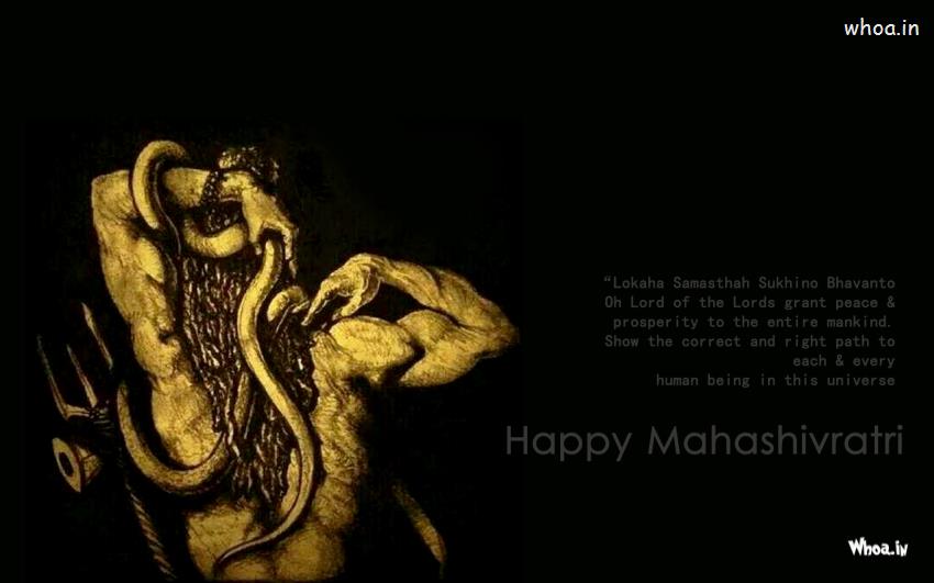 Happy Mahashivratri Greeting HD Wallpapers And Images Colleciton