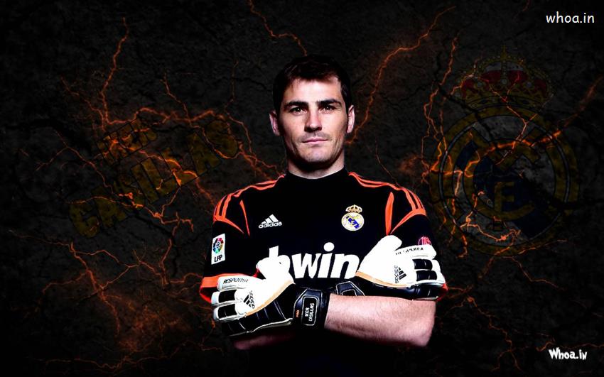 Iker Casillas Face Closeup With Real Madrid Clipart HD Wallpaper