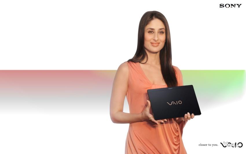 Kareena Kapoor Sony Vaio Laptop Advertisement HD Wallpaper