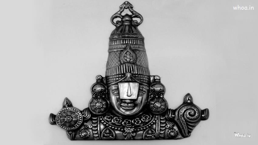 Lord Tirupati Balaji Dark Face HD Wallpaper