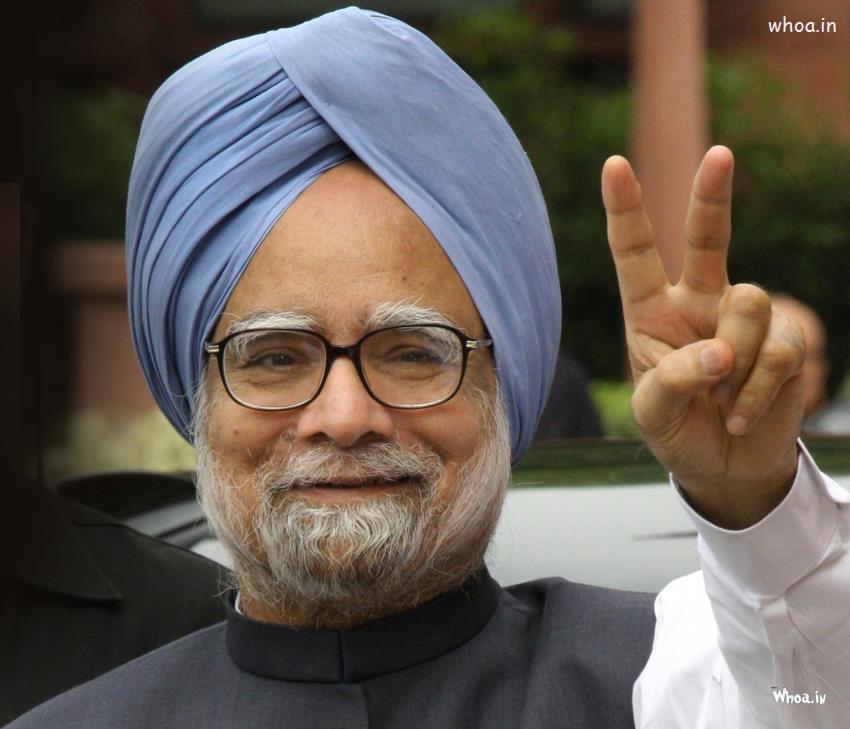 Manmohan Singh Win HD Wallpaper