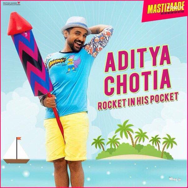 Mastizaade 2015 With Aditya Chotia HD Movies Poster