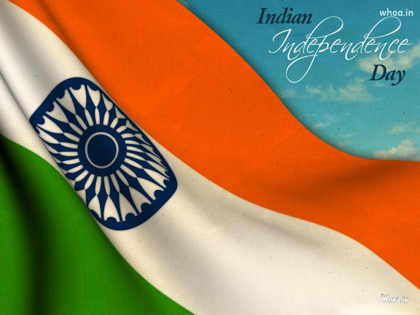 National Flag With Indian Independence Day HD Wallpaper