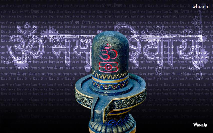 Om Namah Shivay With Shivling HD Wallpaper
