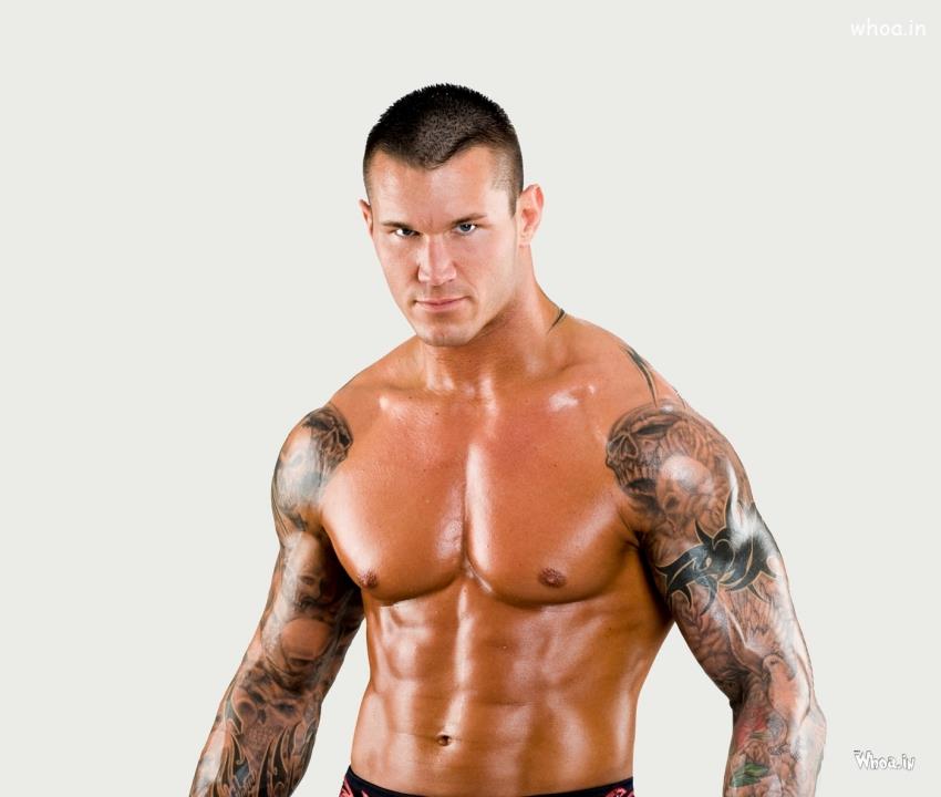 Randy Orton Shirtless Body And Tattoos HD Wallpaper