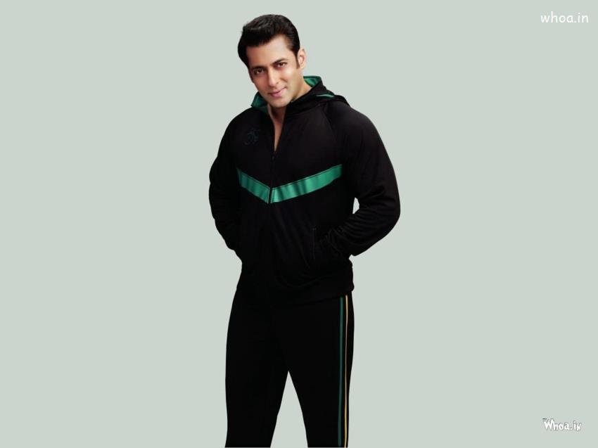 Salman Khan Black Track Suit HD Wallpaper