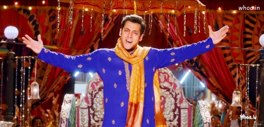 Salman Khan Blue Kurta In Prem Ratan Dhan Payo HD Movies Wallpaper