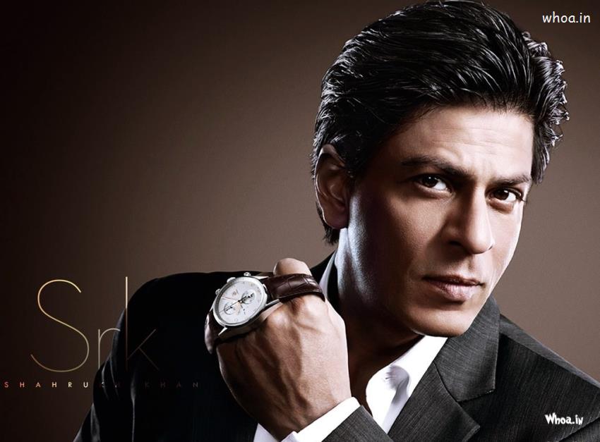 Shah Rukh Khan Face Closeup With Watch Hd Wallpaper