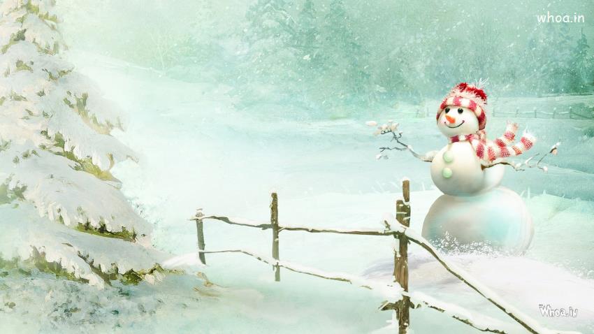 Snow White In Christmas HD Wide Wallpaper