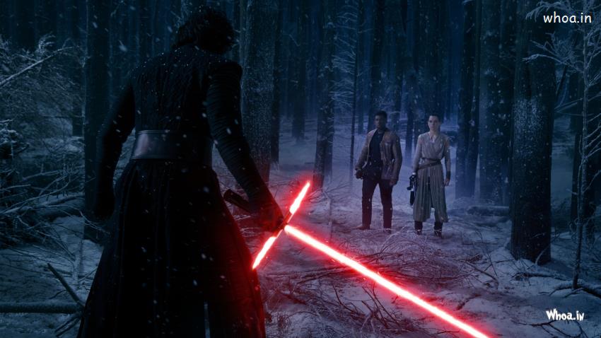 Star Wars The Force Awakens Fight HD Wallpaper