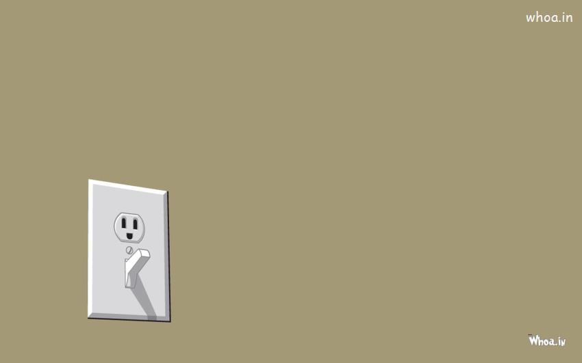 Switch Board Turn On And Off Art HD Creative Wallpaper