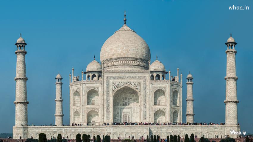 Taj Mahal Wide Screen HD Wallpaper
