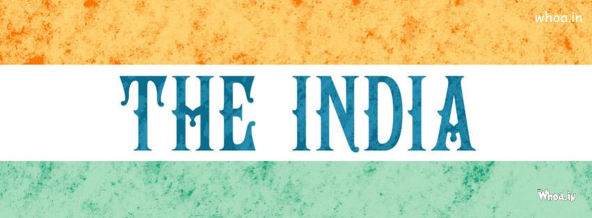 The India With National Flag HD Facebook Cover HD Wallpaper