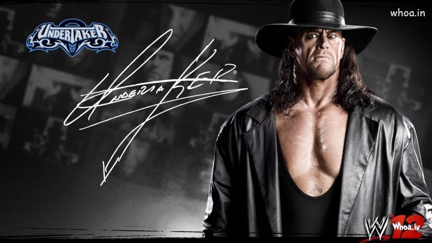 The Undertaker Angry Face With Signature HD WWE Wallpaper