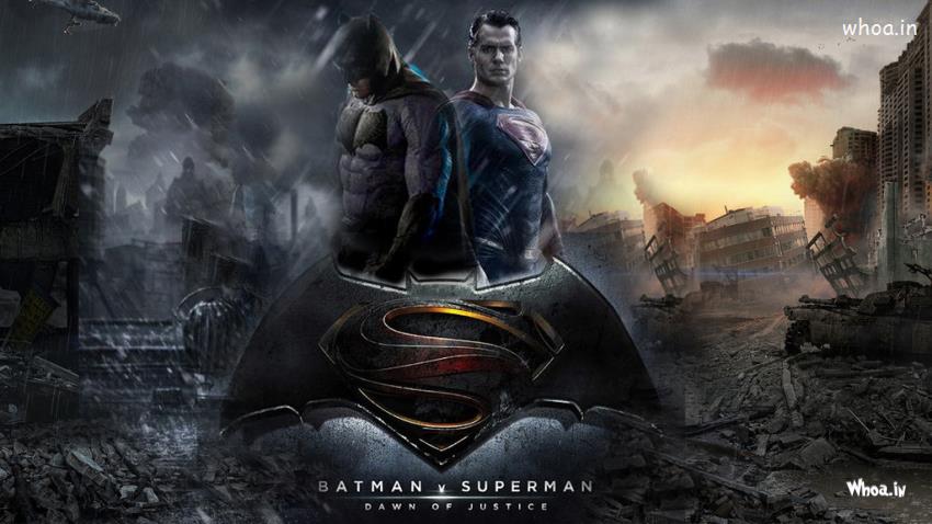 Upcoming Movie Batman V/S Superman Dawn Of Justice Official Movie Post