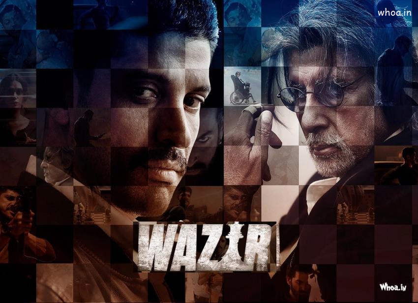 Upcoming Relesed Wazir Bollywood Movies HD Poster Wallpaper