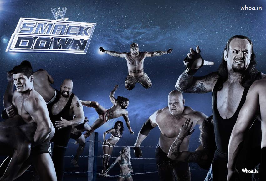 WWE Smackdown With All WWE Wrestlers HD Wallpaper