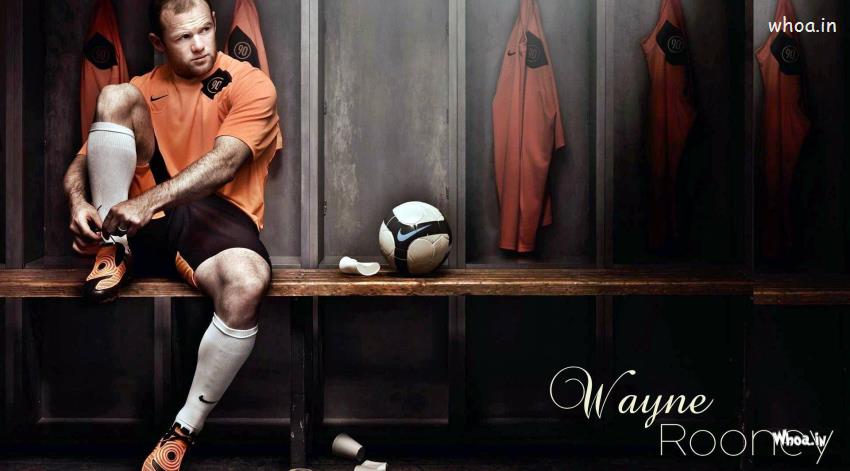 Wayne Rooney Rest Room HD Football Star Player Wallpaper
