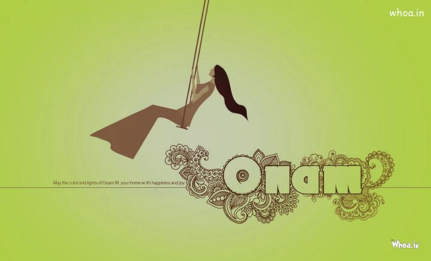 Wish You Happy Onam With Quotes HD Wallpaper