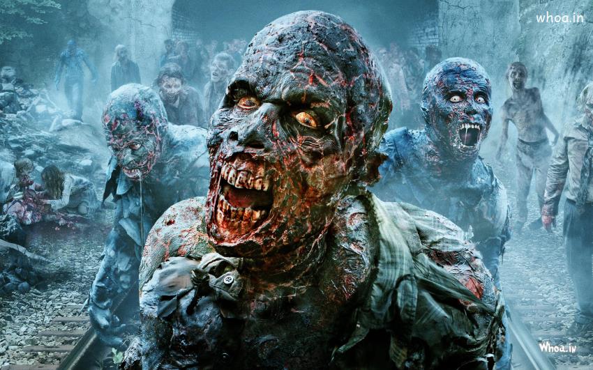 Zombies In The Walking Dead Movies HD Wallpaper