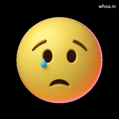 Sad Anime Face Emoji