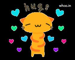Hug me kiss me love me cute emoji animated cartoon