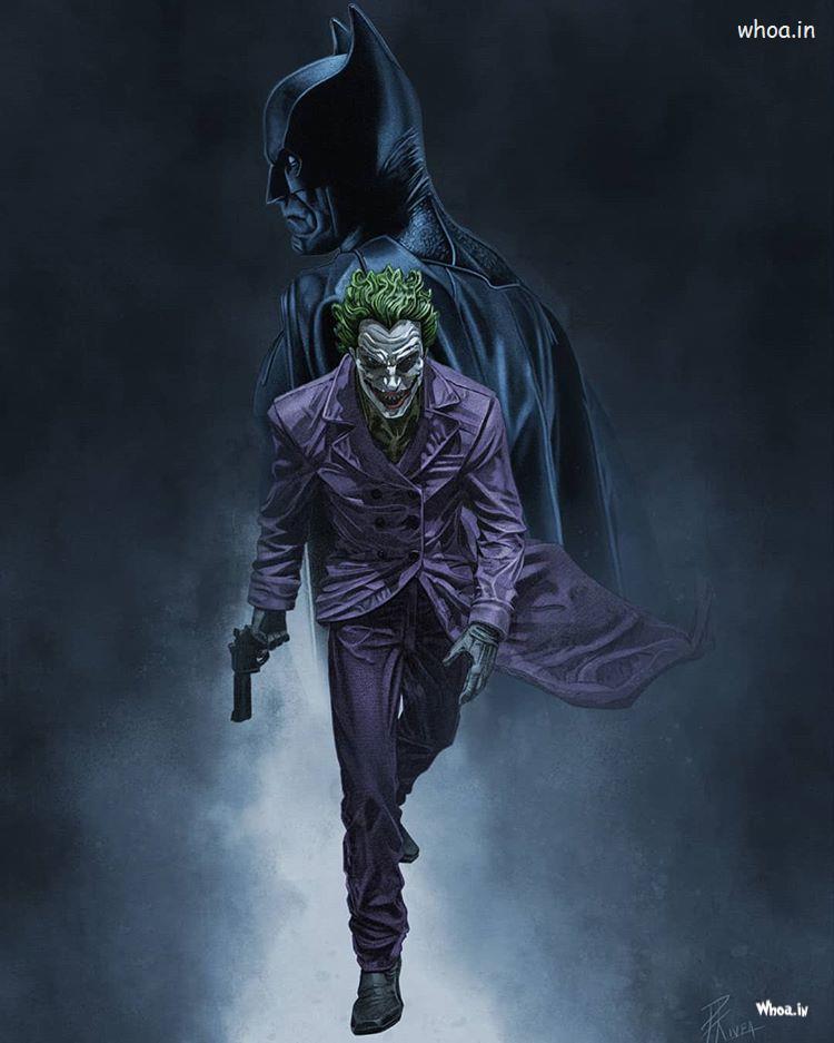 Joker In Villian Pose Hd Image & Wallpaper 