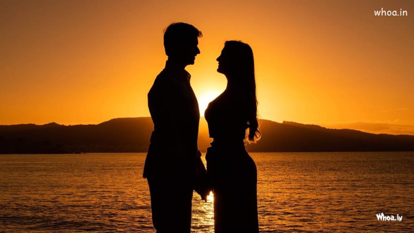 Love Couple Sunset Hd Images Wallpapers For Facebook 