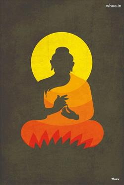 Beautiful image of Lord Buddha with dark backgroun