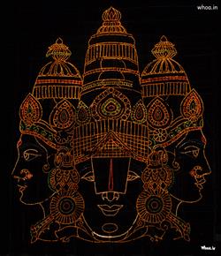 Osm painting Lord venkateshwara(Balaji)Goddess Lax