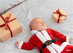 Cute baby christmas Photoshoot Images