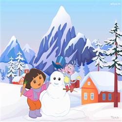 Dora and Boots Snow Time Pictures