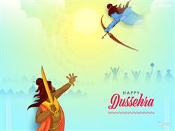 Dussehra Vector Art, Icons, and Graphics Free Down