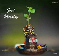 Good morning with ganesha pictures