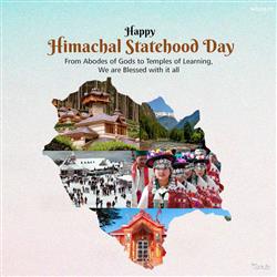 Happy himachal statehood day Ulltra HD 1080pimage,
