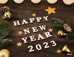 Happy new year 2023 with star pictures