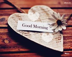Heart with good morning images