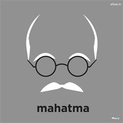 Just mahatma Image for poster Drawing quote and fo